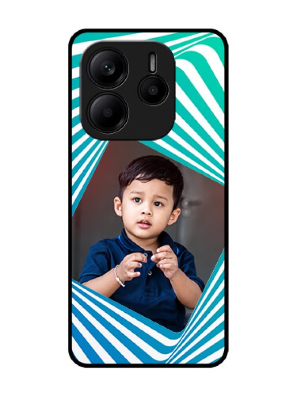 Custom Redmi Note 14 SE 5G Custom Glass Phone Case - Abstract Spiral Design