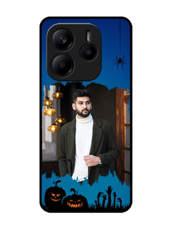 Custom Redmi Note 14 SE 5G Custom Glass Phone Case - With Pro Halloween Design