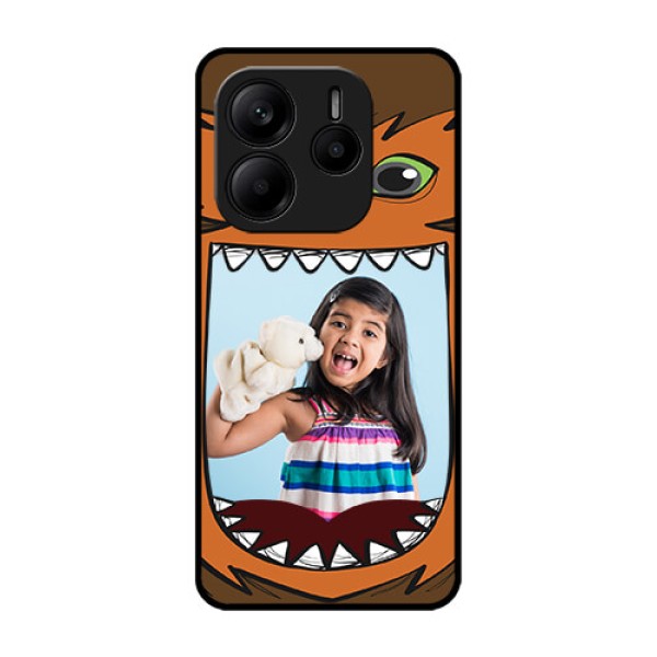 Redmi Note 14 SE 5G Custom Glass Phone Case - Owl Monster Back Case Design Redmi Note 14 SE 5G Custom Glass Phone Case - Owl Monster Back Case Design