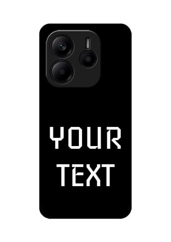 Redmi Note 14 SE 5G Custom Glass Phone Case - Your Name Design