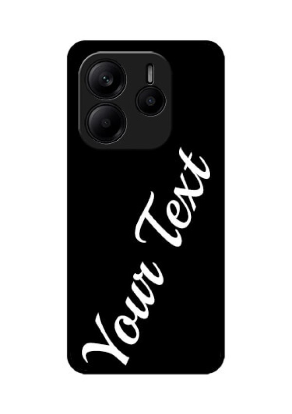 Redmi Note 14 SE 5G Custom Glass Phone Case - With Your Name Design