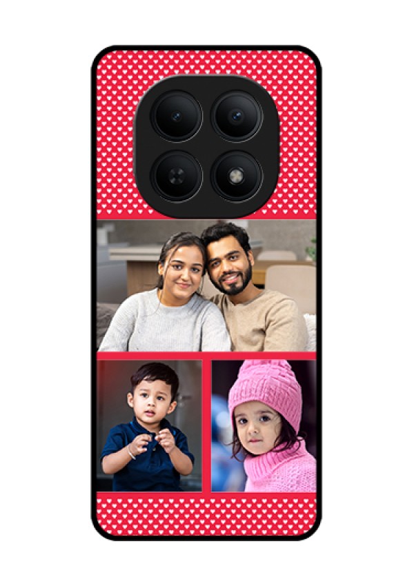 Xiaomi Redmi Note 15 5G Custom Glass Phone Case - Bulk Photo Upload Design