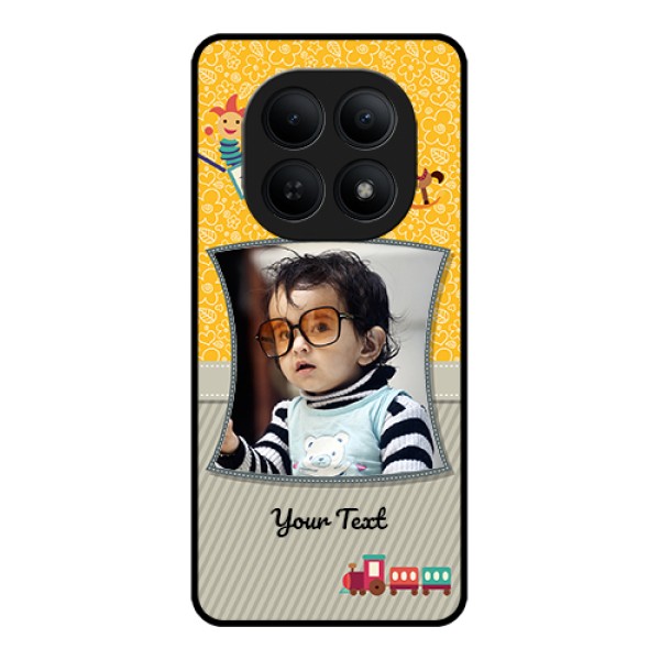Xiaomi Redmi Note 15 5G Custom Glass Phone Case - Baby Picture Upload Design Xiaomi Redmi Note 15 5G Custom Glass Phone Case - Baby Picture Upload Design