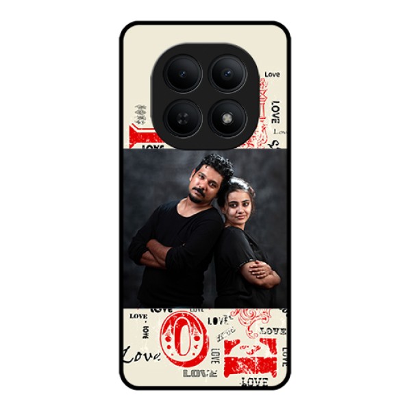Xiaomi Redmi Note 15 5G Custom Glass Phone Case - Trendy Love Design Case