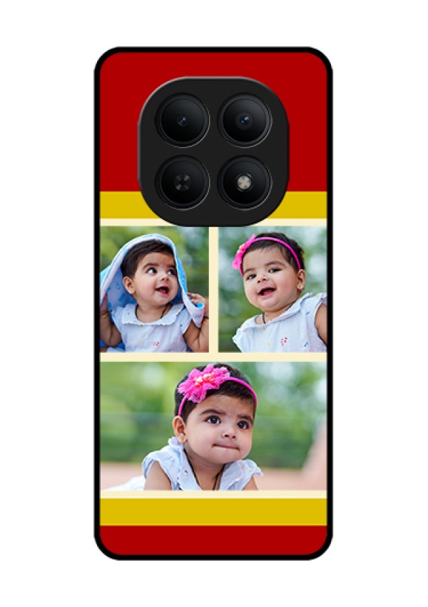 Xiaomi Redmi Note 15 5G Custom Glass Phone Case - Multiple Pic Upload Design