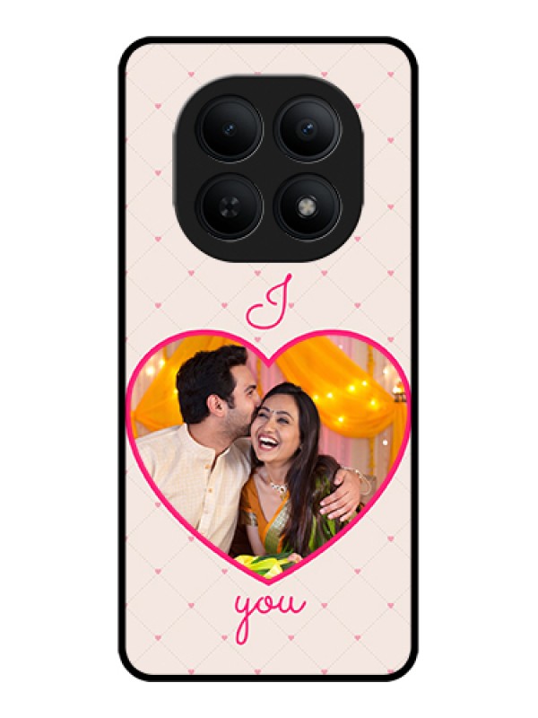 Custom Xiaomi Redmi Note 15 5G Custom Glass Phone Case - Heart Shape Design
