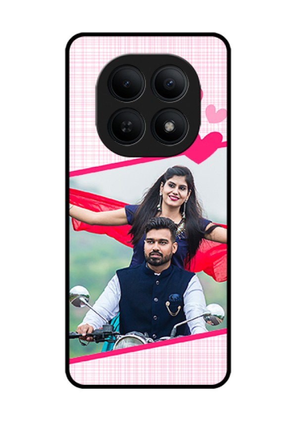 Xiaomi Redmi Note 15 5G Custom Glass Phone Case - Love Shape Heart Design