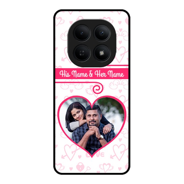 Xiaomi Redmi Note 15 5G Custom Glass Phone Case - Heart Shape Love Design Xiaomi Redmi Note 15 5G Custom Glass Phone Case - Heart Shape Love Design