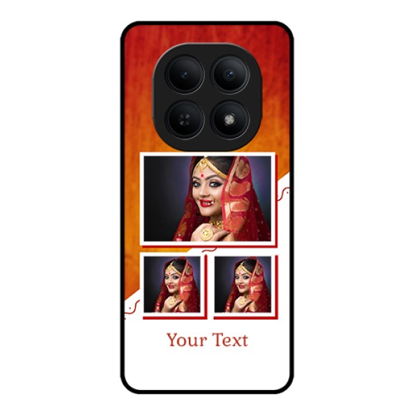 Xiaomi Redmi Note 15 5G Custom Glass Phone Case - Wedding Memories Design