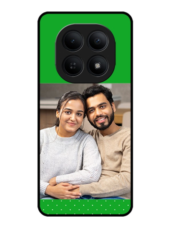 Custom Xiaomi Redmi Note 15 5G Custom Glass Phone Case - Green Pattern Design