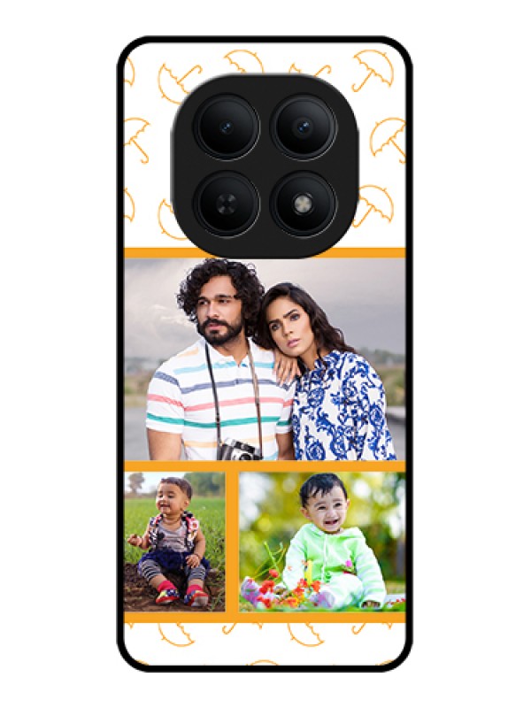 Custom Xiaomi Redmi Note 15 5G Custom Glass Phone Case - Yellow Pattern Design