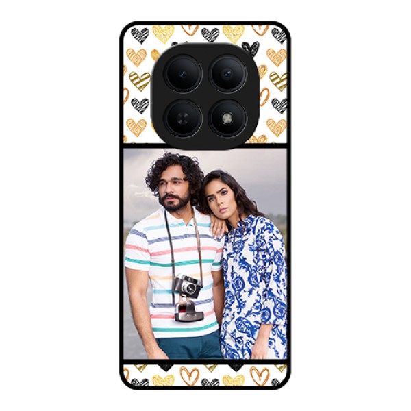 Xiaomi Redmi Note 15 5G Custom Glass Phone Case - Love Symbol Design Xiaomi Redmi Note 15 5G Custom Glass Phone Case - Love Symbol Design