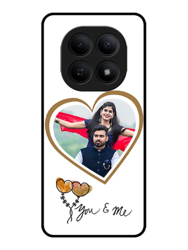 Custom Xiaomi Redmi Note 15 5G Custom Glass Phone Case - You & Me Design