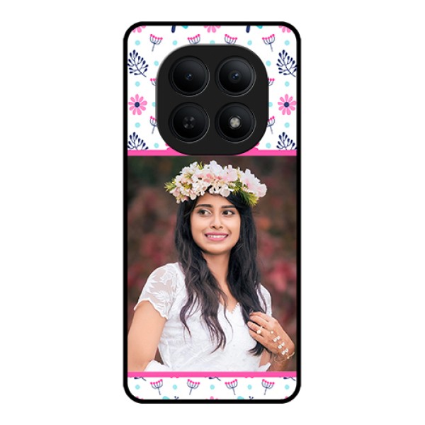 Xiaomi Redmi Note 15 5G Custom Glass Phone Case - Colorful Flower Design Xiaomi Redmi Note 15 5G Custom Glass Phone Case - Colorful Flower Design