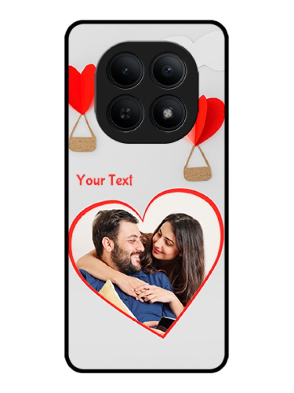 Custom Xiaomi Redmi Note 15 5G Custom Glass Phone Case - Parachute Love Design