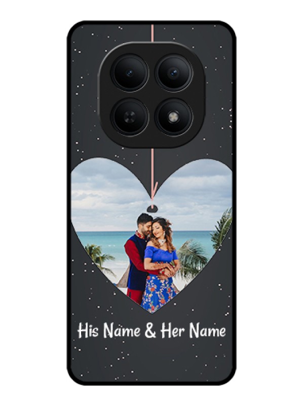 Custom Xiaomi Redmi Note 15 5G Custom Glass Phone Case - Hanging Heart Design
