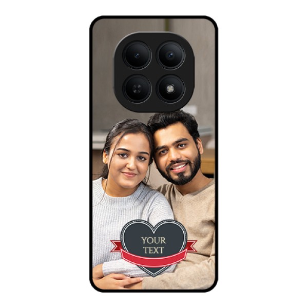 Xiaomi Redmi Note 15 5G Custom Glass Phone Case - Just Married Couple Design Xiaomi Redmi Note 15 5G Custom Glass Phone Case - Just Married Couple Design