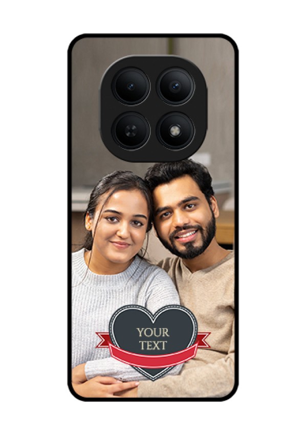 Xiaomi Redmi Note 15 5G Custom Glass Phone Case - Just Married Couple Design