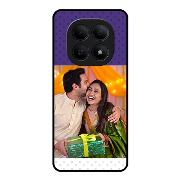 Xiaomi Redmi Note 15 5G Custom Glass Phone Case - Violet Colored Pattern Design Xiaomi Redmi Note 15 5G Custom Glass Phone Case - Violet Colored Pattern Design