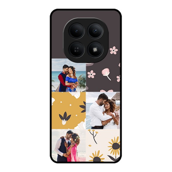 Xiaomi Redmi Note 15 5G Custom Glass Phone Case - 3 Images With Floral Design Xiaomi Redmi Note 15 5G Custom Glass Phone Case - 3 Images With Floral Design