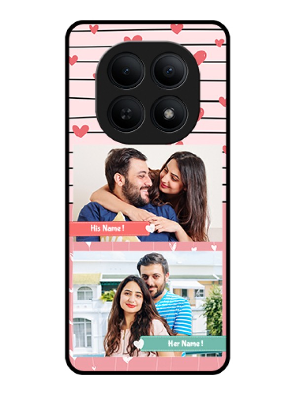 Custom Xiaomi Redmi Note 15 5G Custom Glass Phone Case - Photo With Heart Design