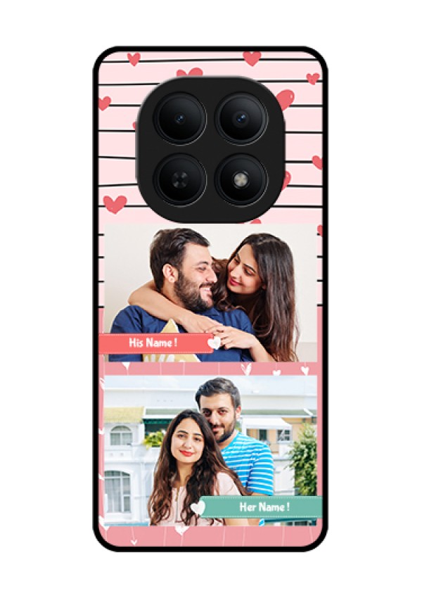Xiaomi Redmi Note 15 5G Custom Glass Phone Case - Photo With Heart Design