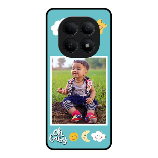Xiaomi Redmi Note 15 5G Custom Glass Phone Case - Smiley Kids Stars Design Xiaomi Redmi Note 15 5G Custom Glass Phone Case - Smiley Kids Stars Design