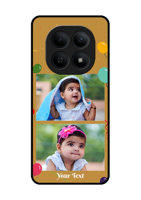 Xiaomi Redmi Note 15 5G Custom Glass Phone Case - Image Holder With Birthday Celebrations Design