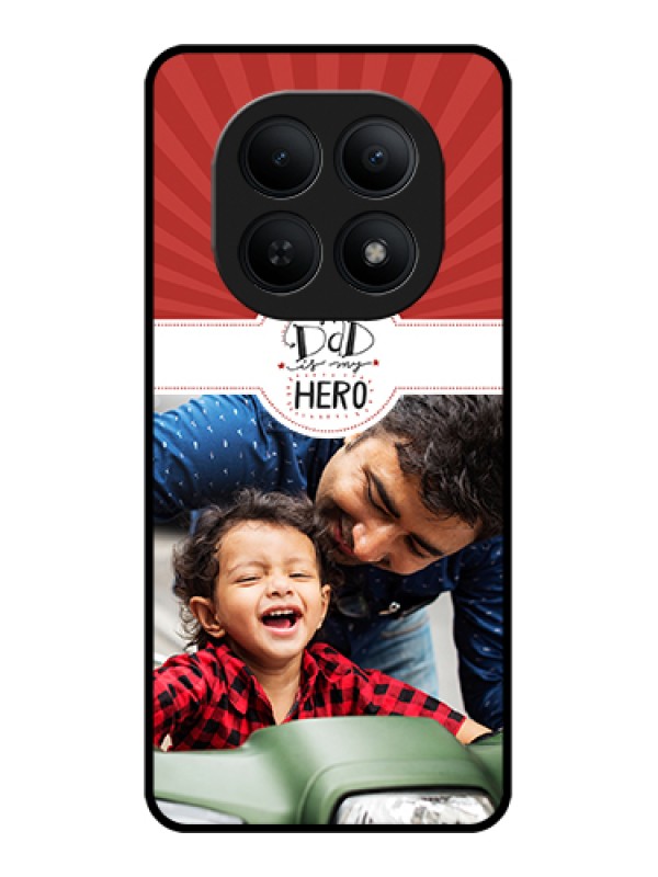 Custom Xiaomi Redmi Note 15 5G Custom Glass Phone Case - My Dad Hero Design