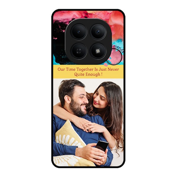 Xiaomi Redmi Note 15 5G Custom Glass Phone Case - Quote With Acrylic Painting Design Xiaomi Redmi Note 15 5G Custom Glass Phone Case - Quote With Acrylic Painting Design