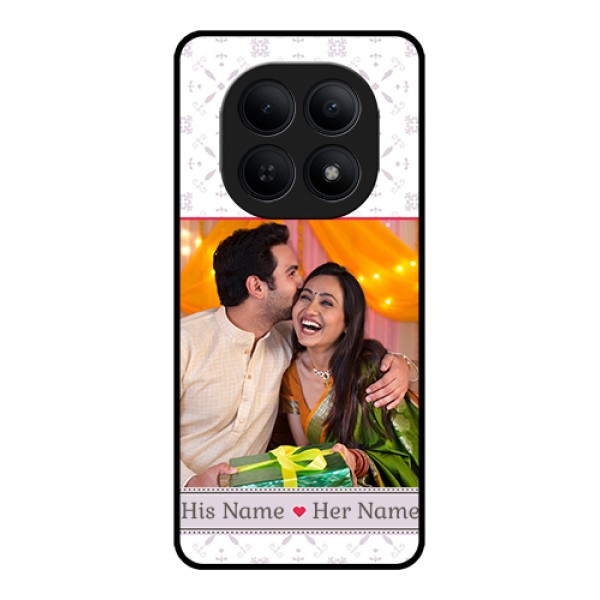 Xiaomi Redmi Note 15 5G Custom Glass Phone Case - With Photo And Ethnic Design Xiaomi Redmi Note 15 5G Custom Glass Phone Case - With Photo And Ethnic Design
