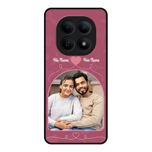 Xiaomi Redmi Note 15 5G Custom Glass Phone Case - Love Floral Design