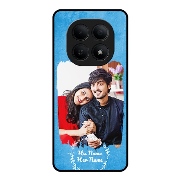 Xiaomi Redmi Note 15 5G Custom Glass Phone Case - Blue Color Vintage Design Xiaomi Redmi Note 15 5G Custom Glass Phone Case - Blue Color Vintage Design