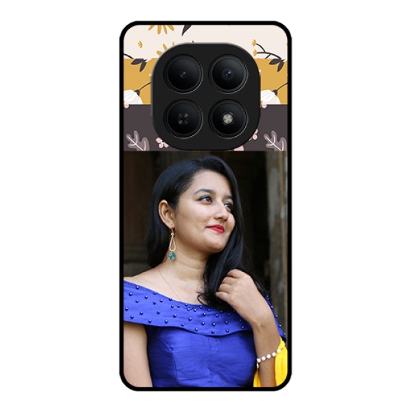 Xiaomi Redmi Note 15 5G Custom Glass Phone Case - Stylish Floral Design Xiaomi Redmi Note 15 5G Custom Glass Phone Case - Stylish Floral Design