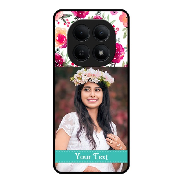 Xiaomi Redmi Note 15 5G Custom Glass Phone Case - Water Colors Floral Design Xiaomi Redmi Note 15 5G Custom Glass Phone Case - Water Colors Floral Design