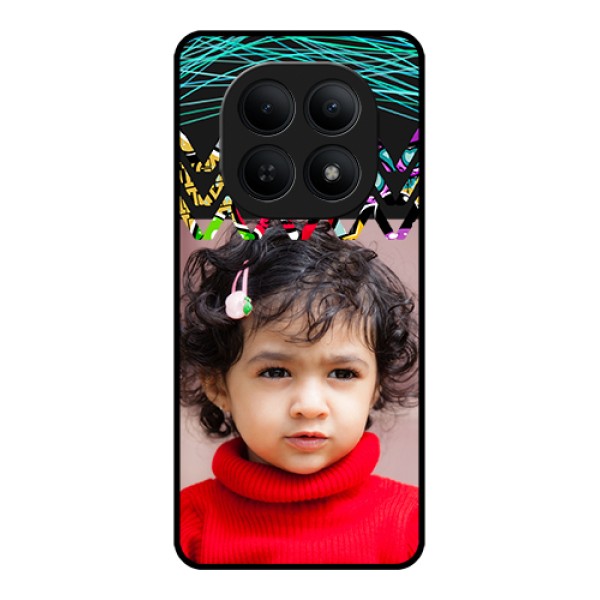 Xiaomi Redmi Note 15 5G Custom Glass Phone Case - Neon Abstract Design