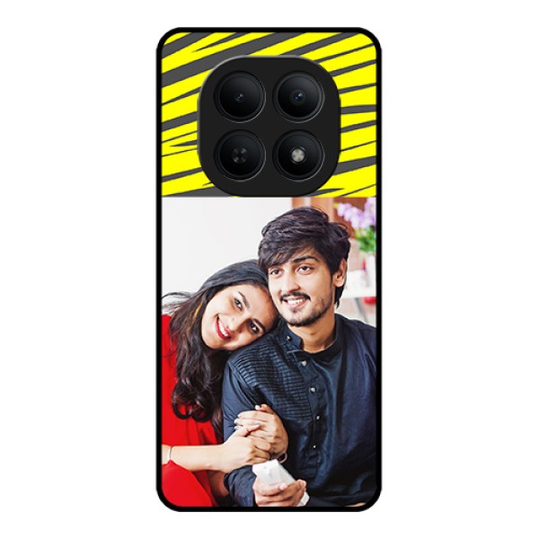 Xiaomi Redmi Note 15 5G Custom Glass Phone Case - Yellow Abstract Design Xiaomi Redmi Note 15 5G Custom Glass Phone Case - Yellow Abstract Design
