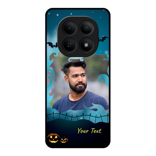 Xiaomi Redmi Note 15 5G Custom Glass Phone Case - Halloween Frame Design
