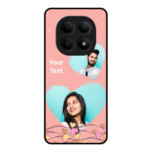 Xiaomi Redmi Note 15 5G Custom Glass Phone Case - Love Doodle Design Xiaomi Redmi Note 15 5G Custom Glass Phone Case - Love Doodle Design