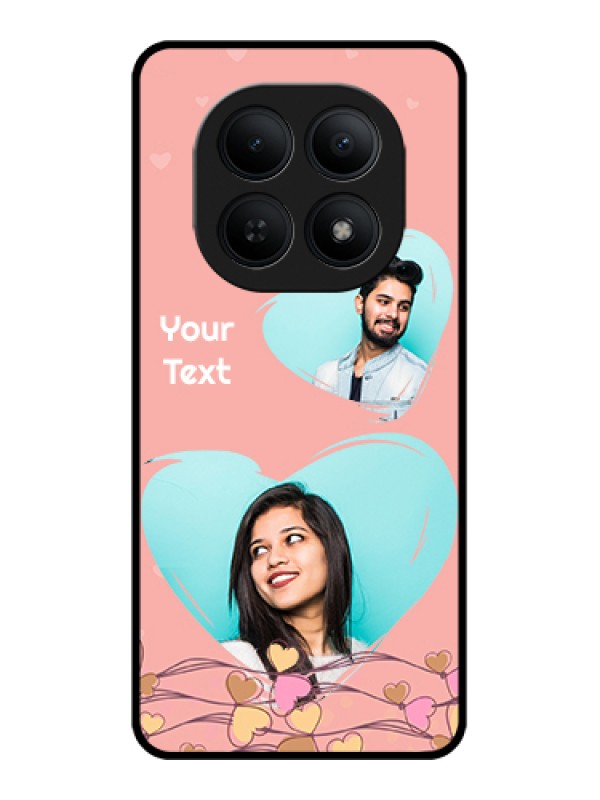 Custom Xiaomi Redmi Note 15 5G Custom Glass Phone Case - Love Doodle Design