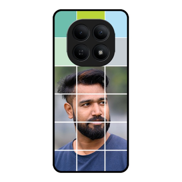 Xiaomi Redmi Note 15 5G Custom Glass Phone Case - With White Box Pattern