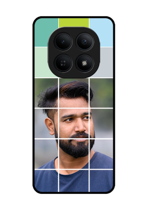 Xiaomi Redmi Note 15 5G Custom Glass Phone Case - With White Box Pattern