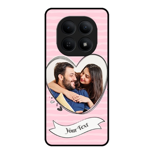 Xiaomi Redmi Note 15 5G Custom Glass Phone Case - Vintage Heart Design