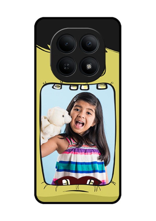 Xiaomi Redmi Note 15 5G Custom Glass Phone Case - Cartoon Monster Back Case Design