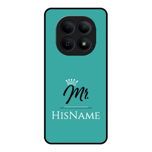 Xiaomi Redmi Note 15 5G Custom Glass Phone Case - Mr With Name Design Xiaomi Redmi Note 15 5G Custom Glass Phone Case - Mr With Name Design