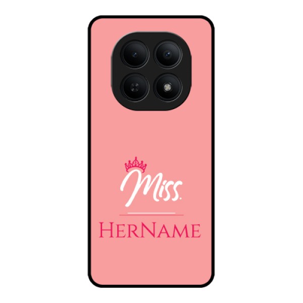 Xiaomi Redmi Note 15 5G Custom Glass Phone Case - Mrs With Name Design