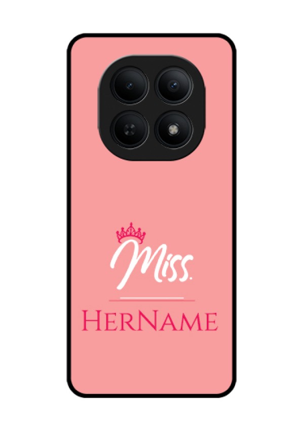 Xiaomi Redmi Note 15 5G Custom Glass Phone Case - Mrs With Name Design