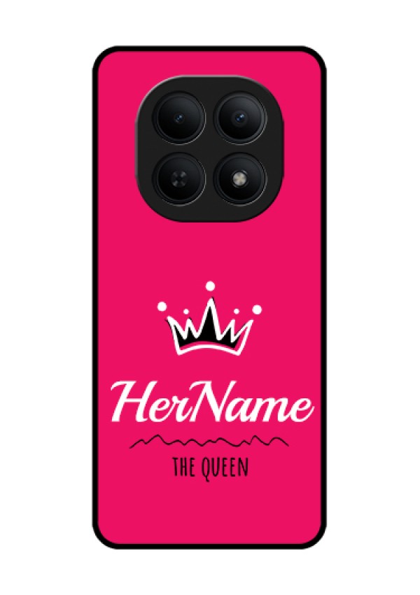 Xiaomi Redmi Note 15 5G Custom Glass Phone Case - Queen With Name Design