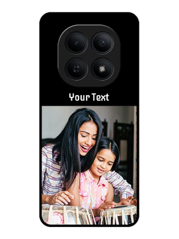Custom Xiaomi Redmi Note 15 5G Custom Glass Phone Case - Photo With Name Design