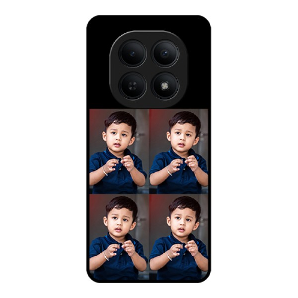 Xiaomi Redmi Note 15 5G Custom Glass Phone Case - 4 Image Holder Design